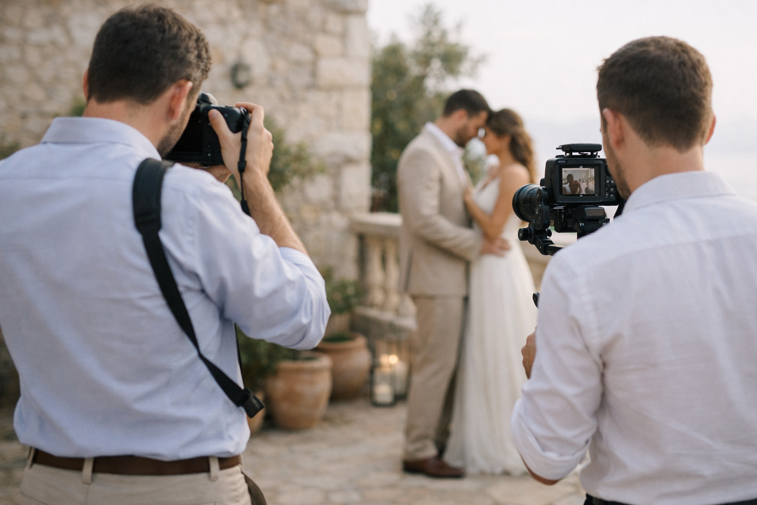 Planificación de foto y vídeo para una boda